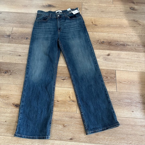 Abercrombie & Fitch The 90s Relaxed High Rise Curve Love Jeans Sz 29/8R NWT - Picture 2 of 9